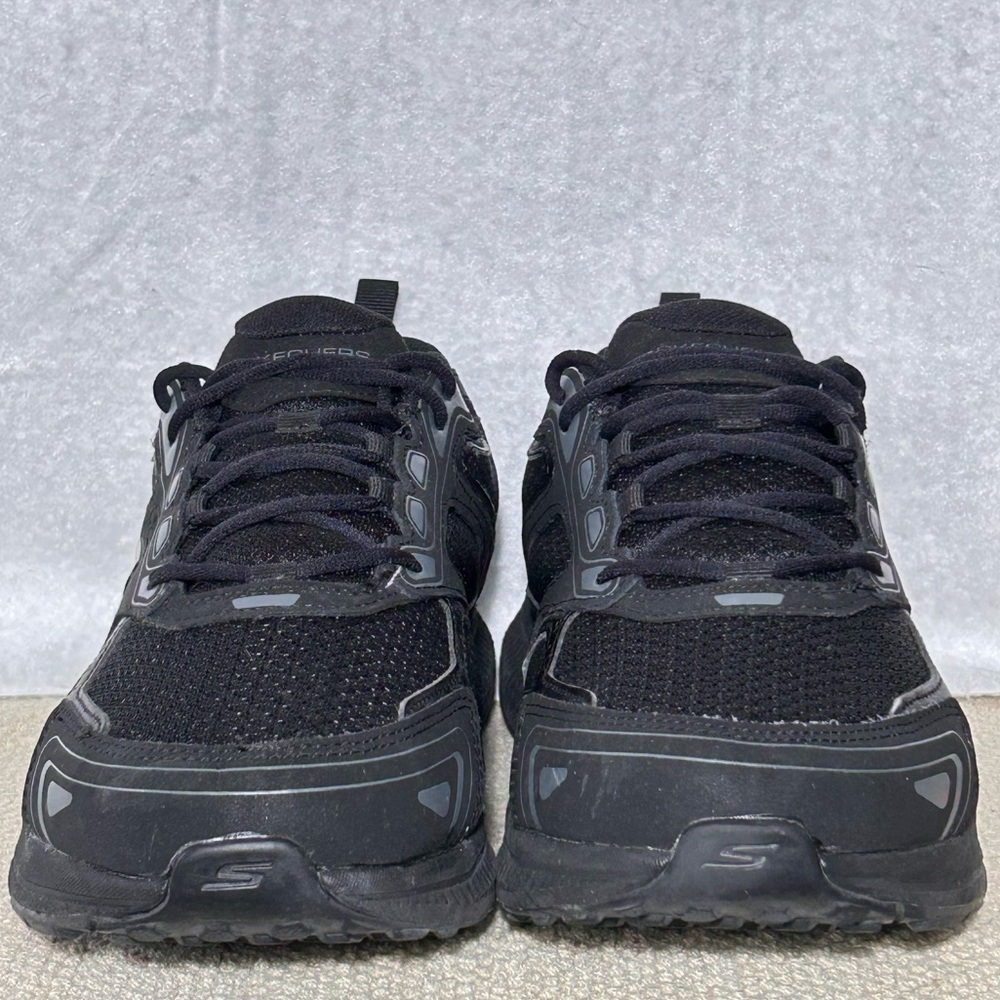 Skechers Mens Blk GORun Consistent Leather/Textile Running Athletic Shoes SZ 9.5 - Picture 3 of 11